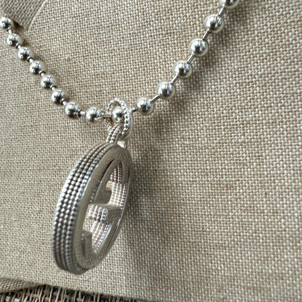 Gucci Sterling Silver Necklace - Picture 3 of 9